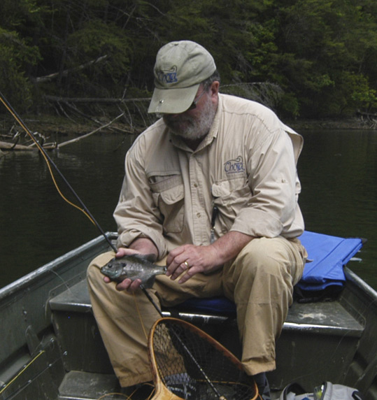 Frank Bryant with a nice bluegill.